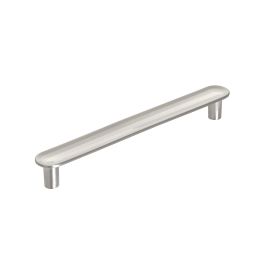 Amerock Concentric 5-1/16(128) Inch Center to Center Handle Cabinet Pull Satin Nickel