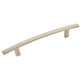 Amerock Cyprus™ 5-1/16(128) Inch Center to Center Handle Cabinet Pull Satin Nickel