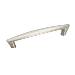 Amerock Essential'Z™ 5-1/16(128) Inch Center to Center Handle Cabinet Pull Satin Nickel