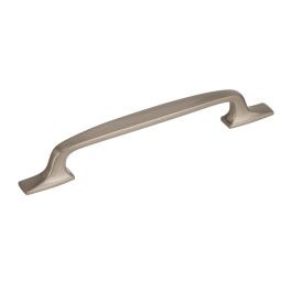 Amerock Highland Ridge 6-5/16(160) Inch Center to Center Handle Cabinet Pull Satin Nickel