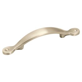 Amerock Inspirations™ 3(76) Inch Center to Center Handle Cabinet Pull Satin Nickel