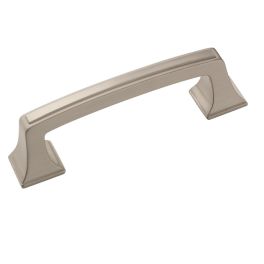 Amerock Mulholland™ 3(76) Inch Center to Center Handle Cabinet Pull Satin Nickel