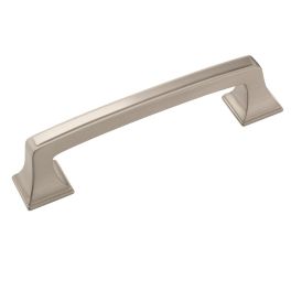Amerock Mulholland™ 3-3/4(96) Inch Center to Center Handle Cabinet Pull Satin Nickel
