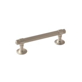 Amerock Sea Grass 3-3/4(96) Inch Center to Center Handle Cabinet Pull Satin Nickel