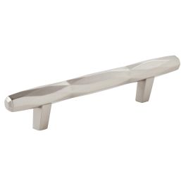 Amerock St. Vincent 3-3/4(96) Inch Center to Center Handle Cabinet Pull Satin Nickel