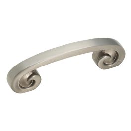 Amerock Swirl'Z® 3(76) Inch Center to Center Handle Cabinet Pull Satin Nickel