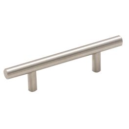 Amerock Bar Pulls 3(76) Inch Center to Center Handle Cabinet Pull Stainless Steel