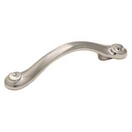 Amerock Divinity™ 3(76) Inch Center to Center Handle Cabinet Pull Sterling Nickel