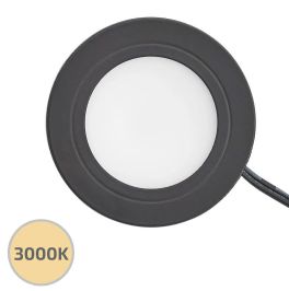3W EquiLine Puck, 3000K Black Black