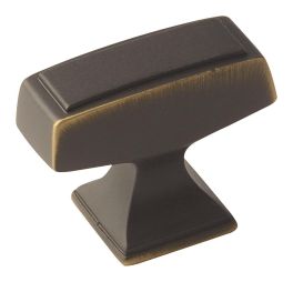 Amerock Mulholland™ 1-1/2(38) Inch Lenght Cabinet Knob Venetian Bronze