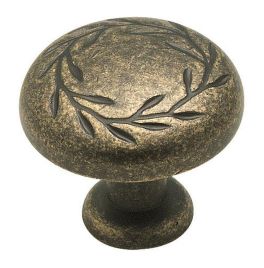 Amerock Nature'S Splendor™ 1-5/16(33) Inch Lenght Cabinet Knob Weathered Brass