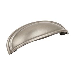 Amerock Ashby 3 & 4(76 & 102) Inch Center to Center Handle Cabinet Cup Pull Weathered Nickel