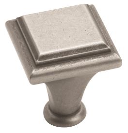 Amerock Manor 1(25) Inch Lenght Cabinet Knob Weathered Nickel