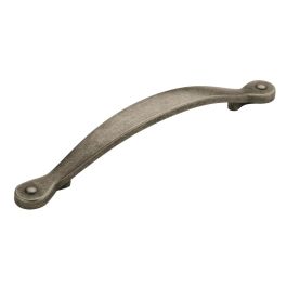 Amerock Inspirations™ 5-1/16(128) Inch Center to Center Handle Cabinet Pull Weathered Nickel