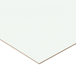 White Hardboard MDF, 1 side (1/8 in x 4 ft x 8 ft)