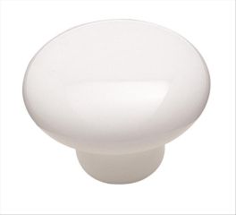 Amerock Everyday Heritage 1-1/2(38) Inch Lenght Cabinet Knob White