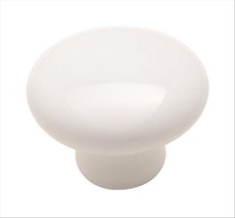Amerock Everyday Heritage 1-1/4(32) Inch Lenght Cabinet Knob White