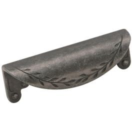 Amerock Nature'S Splendor™ 3(76) Inch Center to Center Handle Cabinet Cup Pull Wrought Iron Dark