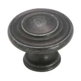 Amerock Inspirations™ 1-5/16(33) Inch Lenght Cabinet Knob Wrought Iron Dark