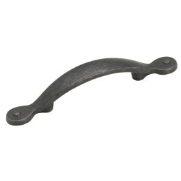 Amerock Inspirations™ 3(76) Inch Center to Center Handle Cabinet Pull Wrought Iron Dark