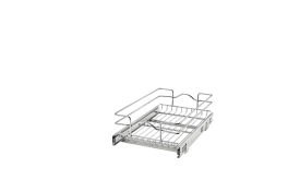 12 in Chrome Single Wire Basket (18 in Depth) Chrome  11.38 in (289 mm) W x 18 in (457 mm) D x 7 in (178 mm) H