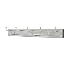 14 in Chrome Pullout Belt Rack Chrome  2.5 in (64 mm) W x 14 in (356 mm) D x 1.88 in (48 mm) H