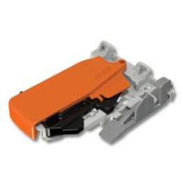 Locking device for TANDEM edge BLUMOTION drawer runners Standard Orange