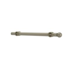 12 in Satin Nickel Designer Valet Rod Satin Nickel  1.25 in (32 mm) W x 11.88 in (302 mm) D x 1.13 in (29 mm) H