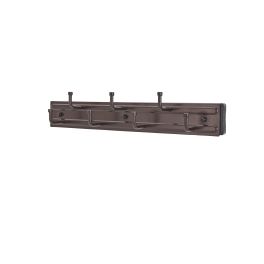 12 inOil Rubbed Bronze Pullout Belt Rack Oil Rubbed Bronze  2.5 in (64 mm) W x 12 in (305 mm) D x 1.88 in (48 mm) H