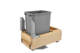 35 Qrt Pull-Out Waste Container Natural  12 in (305 mm) W x 21.75 in (552 mm) D x 19.25 in (489 mm) H