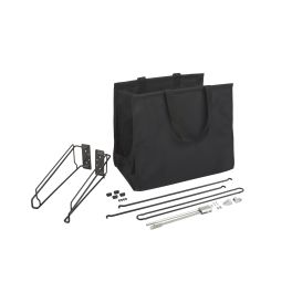 24 in Cloth Tilt Out Hamper Black  21 in (533 mm) W x 13.5 in (343 mm) D x 19.5 in (495 mm) H