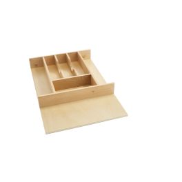 Tall Wood Cutlery Tray Insert Natural  14.63 in (372 mm) W x 22 in (559 mm) D x 2.88 in (73 mm) H