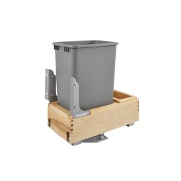 50 Qrt Pull-Out Waste Container Natural  12 in (305 mm) W x 21.75 in (552 mm) D x 23.19 in (589 mm) H