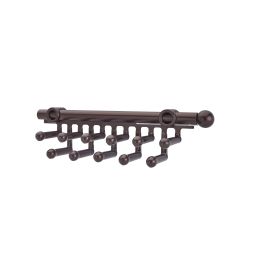 12 in Oil Rubbed BronzeTie/Scarf Rack Oil Rubbed Bronze  2.81 in (71 mm) W x 11.88 in (302 mm) D x 2.94 in (75 mm) H