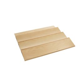 22 in Wood Spice Drawer Insert Natural  22 in (559 mm) W x 19.75 in (502 mm) D x 1.55 in (39 mm) H