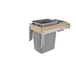 35 Qrt Top mount Waste Container w/Soft-Close (1-1/2" faceframe) Natural  12 in (305 mm) W x 22.75 in (578 mm) D x 17.88 in (454 mm) H