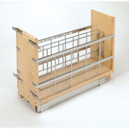 5 in Tray Divider, Foil & Wrap Organizer Soft-Close Natural  5.26 in (134 mm) W x 21.66 in (550 mm) D x 19.5 in (495 mm) H