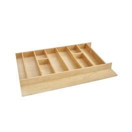 33 in Tall Wood Utility Tray Insert Natural  33.13 in (842 mm) W x 22 in (559 mm) D x 2.88 in (73 mm) H