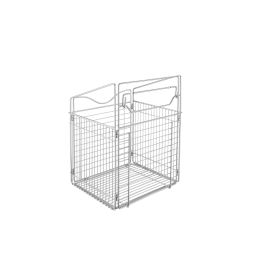 Closet Tilt Out Hamper Basket (Chrome) Chrome  15.5 in (394 mm) W x 13.5 in (343 mm) D x 19.75 in (502 mm) H