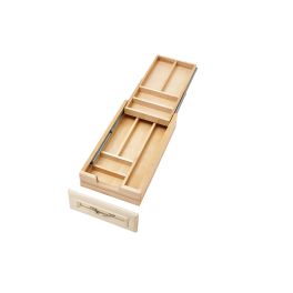 12 in Tiered Cutlery Drawer system Soft Close Natural  12 in (305 mm) W x 21.5 in (546 mm) D x 4.31 in (109 mm) H