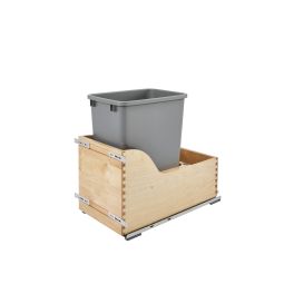 35 Qrt Pull-Out Waste Container Natural  12 in (305 mm) W x 21.67 in (550 mm) D x 19.5 in (495 mm) H