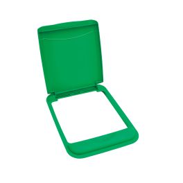 50 Qrt Recycling Lid (Green) Green  14.75 in (375 mm) W x 10.75 in (273 mm) D x 0.89 in (23 mm) H